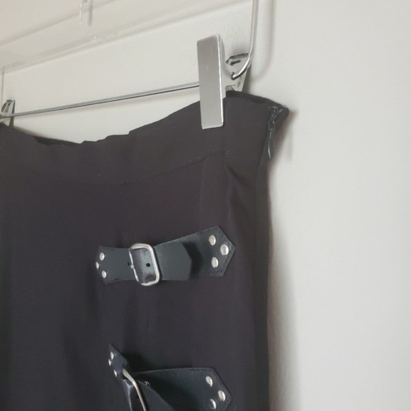 Widow Twilight Doom Buckle Maxi Skirt Dolls Kill Witchy Grunge Punk Goth Size L - Picture 5 of 10